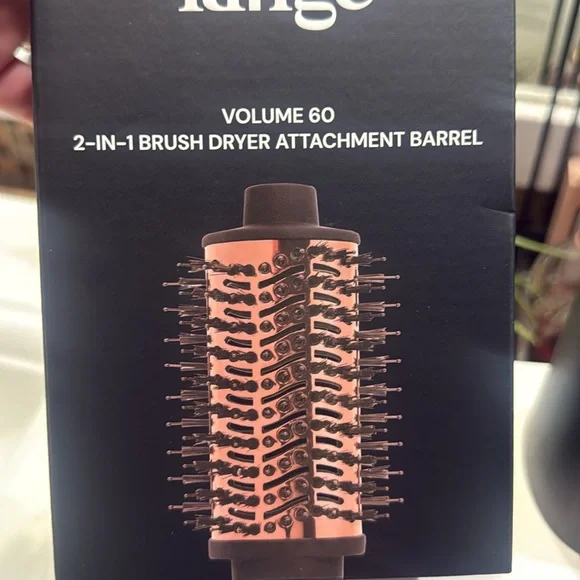 L'ange Black and Rose Gold Hair Dryer Brush - Picture 2 of 5